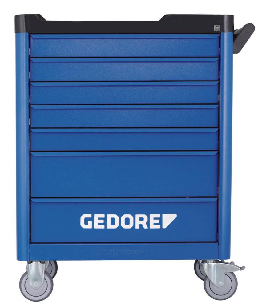 Bild von Gedore WSL-L-TS-308 Werkzeugwagen m. Werkzeugsortiment 308-tlg