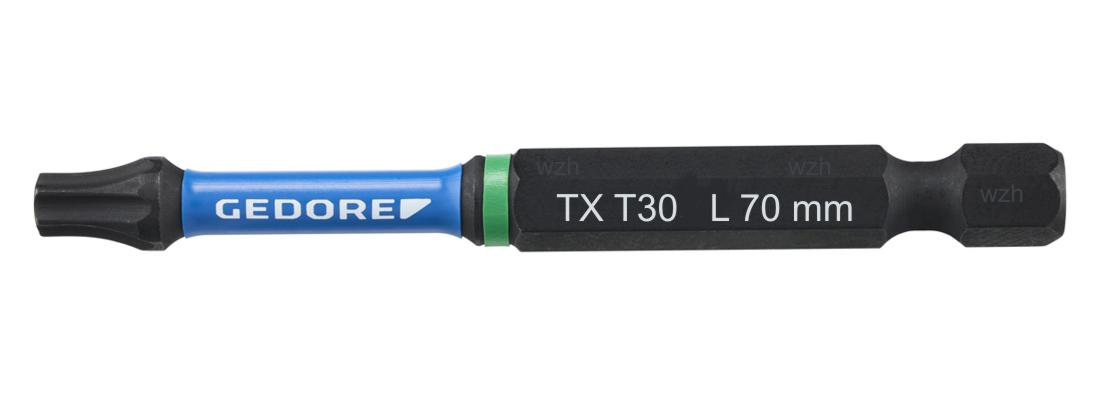 Bild von Gedore Torsions-Bit-Satz 1/4 Zoll TX T30 L 70 mm, 2-tlg