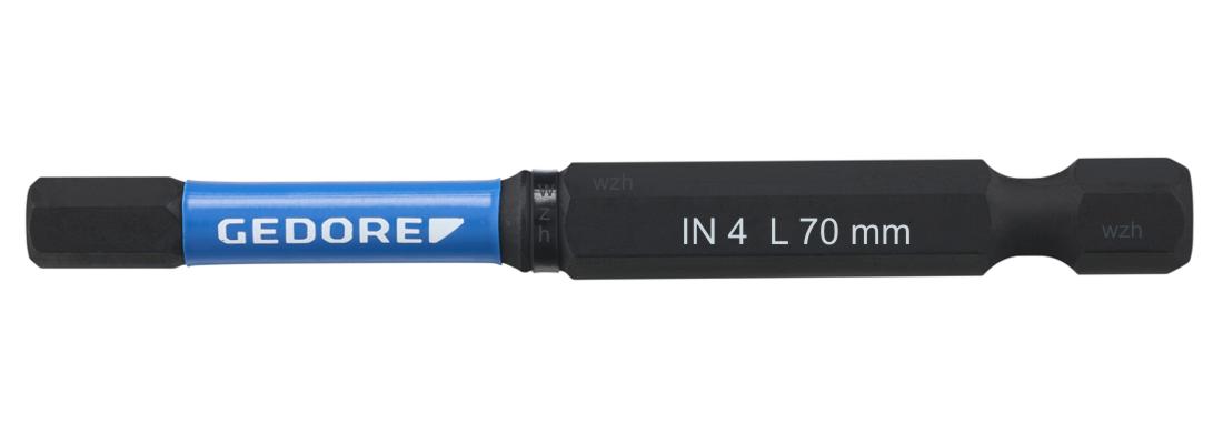 Bild von Gedore Torsions-Bit-Satz 1/4 Zoll IN-6-kant 4 mm L 70 mm, 2-tlg