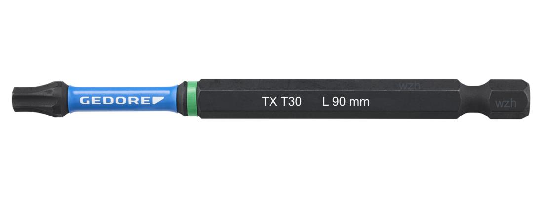 Bild von Gedore Torsions-Bit-Satz 1/4 Zoll TX T30 L 90 mm, 2-tlg